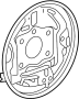 Brake Backing Plate (Right, Rear)