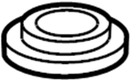 Bearing. (Front, Upper). Suspension Shock.