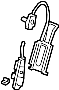 81590SJCL32 Seat Lumbar Support Cushion (Left, Front)