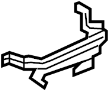 72670SJCA00 Door Lock Rod Cover (Left, Rear)