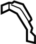 72669SJCA00 Exterior Door Handle Reinforcement (Left, Rear)