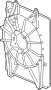 386155J6A01 A/C Condenser Fan Shroud