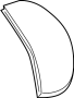 Door Mirror Cover (Left, Lower)