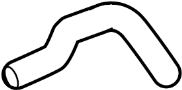19502RMX000 Radiator Coolant Hose (Front, Lower)