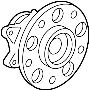 42200TT1A01 Wheel Bearing and Hub Assembly (Rear)