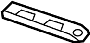 Stopper. Lid. Lift. Gate. Trunk. Bump Stop used for the.