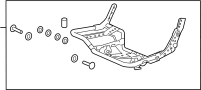 82536T5RA11 Seat Frame (Left, Rear)