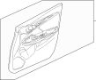 Door Interior Trim Panel (Right, Front)