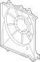 386156L2A02 A/C Condenser Fan Shroud