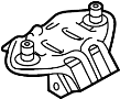 Image of Engine Cradle Bracket image for your 2001 Jaguar Vanden Plas   