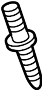 Image of Catalytic Converter Stud (Front) image for your 2009 Jaguar XJ8  Base Sedan 