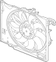 Image of Engine Cooling Fan Assembly image for your 2011 Jaguar XF   