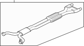 Image of Exhaust Pipe image for your 2009 Jaguar XF   