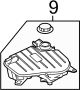 View Cap. Reservoir. Engine Coolant. Radiator.  Full-Sized Product Image