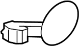 Image of Fuel Filler Door image for your 1998 Jaguar XJ8   