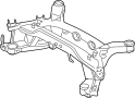 Image of Suspension Subframe Crossmember image for your 2019 Jaguar XJ  XJ50 Sedan 