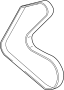 Image of Accessory Drive Belt image for your 2011 Jaguar XJ   