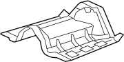 Image of Fuel Tank Skid Plate. HeatShield. 2010-15. A heavy steel. image for your Jaguar XFR  