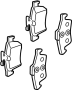 View Disc Brake Pad Set (Rear) Full-Sized Product Image 1 of 5