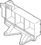 Image of Bracket - FuseBOX. Mount Bracket. A bracket for a fuse box. image for your Jaguar XE  