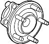 View Wheel Bearing and Hub Assembly (Front) Full-Sized Product Image