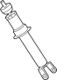 Image of Suspension Shock Absorber image for your 2009 Jaguar Vanden Plas   