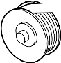 View Accessory Drive Belt Idler Pulley Full-Sized Product Image 1 of 2