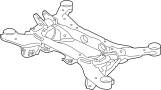 Image of Suspension Subframe Crossmember image for your Jaguar
