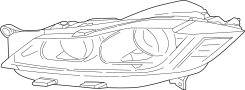 Image of Headlight image for your 2020 Jaguar F-Pace 5.0L V8 A/T SVR Sport Utility 