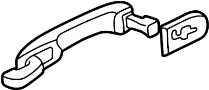 72188SZ3003ZX Exterior Door Handle (Left)