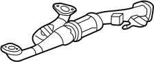 18210TK4A01 Pipe. Exhaust. (Front)