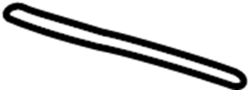 Windshield Washer Hose (Front)