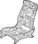 81126TK4A13 Seat Frame (Right, Front)