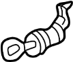 Console Lock Cylinder and Key (Rear)