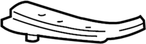 71148S3VA00 Bumper Cover Reinforcement Beam (Left, Front, Upper)