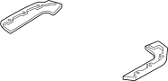 71509S3VA00ZB Bumper Corner Cover (Left, Rear)
