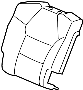81722STXA01 Seat Back Cushion (Left)
