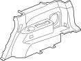 Interior Quarter Panel Trim Panel (Right, Lower)