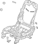 81526TZ5A32 Seat Frame (Left, Front)