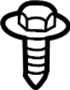 90165TZ3A01 Bolt. (Lower)