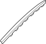 Windshield Molding (Right, Front)