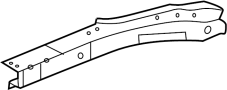 60911SECA01ZZ Frame Side Member (Left, Front, Lower)