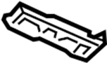 71198TX6A01 Bumper Cover Support Rail (Left, Front, Upper)