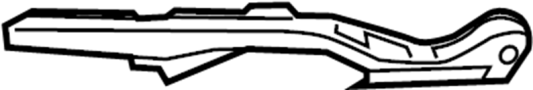 71190TX6A00 Bumper Cover Reinforcement (Left, Front, Upper)
