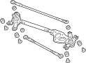 76530TX6A01 Windshield Wiper Linkage (Front)