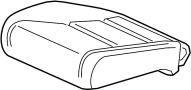 Seat Cushion Pad (Right, Front)