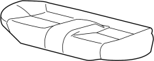 82137TX6A01 Seat Cushion Pad (Rear)