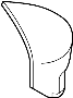 76251TA0A01YS Door Mirror Cover (Left, Lower)
