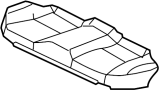 82131SJAA03ZF Seat Cover (Rear)