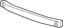 71131STKA00 Bumper Impact Bar (Front)